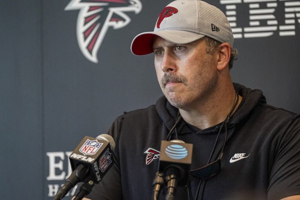 Former Falcons Head Coach Arthur Smith is in consideration for the Offensive Coordinator position with the Steelers, undergoing an interview.