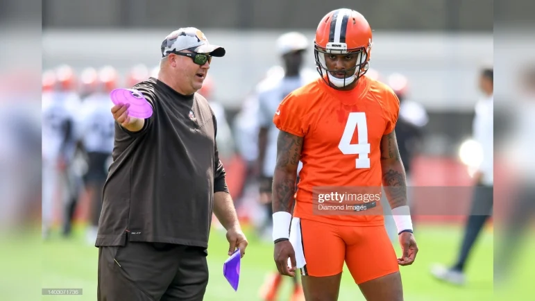 It seems there was a mismatch between Alex Van Pelt and Deshaun Watson in Cleveland..