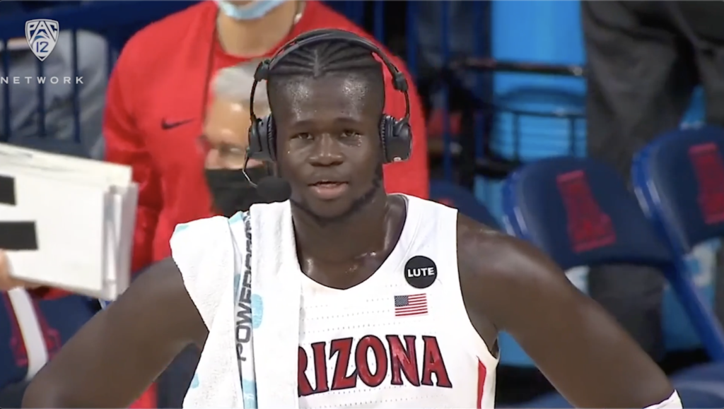 Just now: The arizona deal with Louisville about their center key star, Oumar Ballo was cancelled due to….