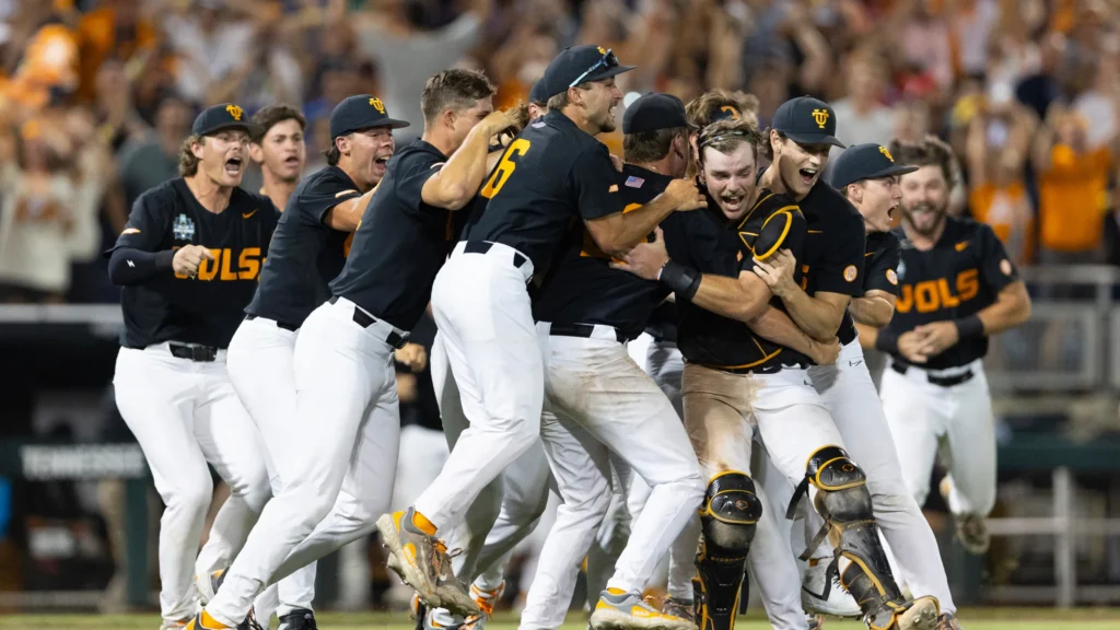 OUTBURST: Tennessee Secured Its Inaugural National Baseball Championship With a…