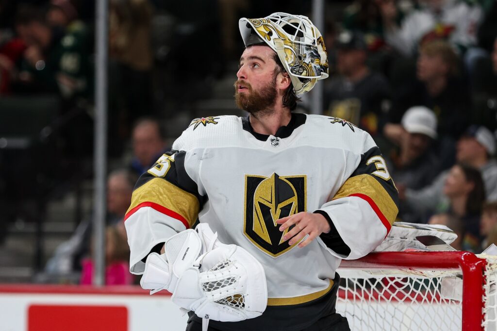 Report: The Vegas Golden Knights highly respected goaltender Logan Thompson is caught in….